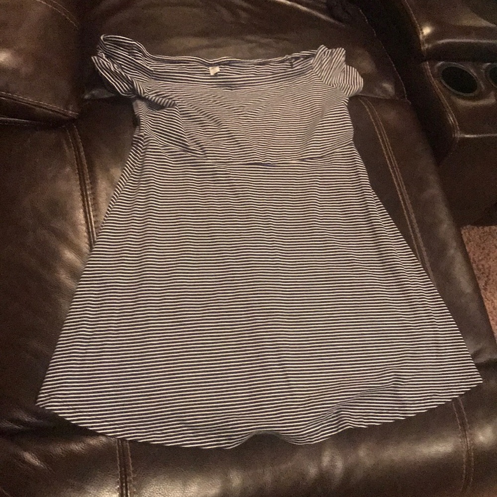 Off the shoulder striped dress super comfy & cute